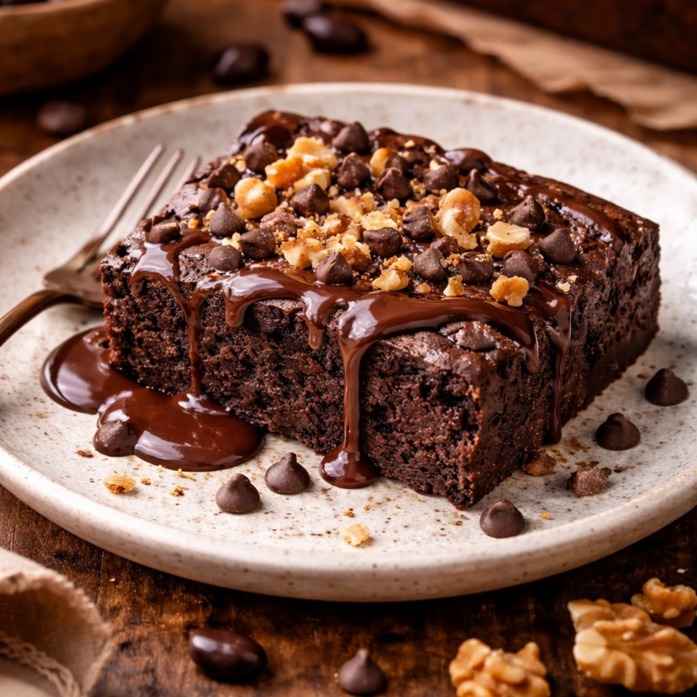 Brownies haricots noirs