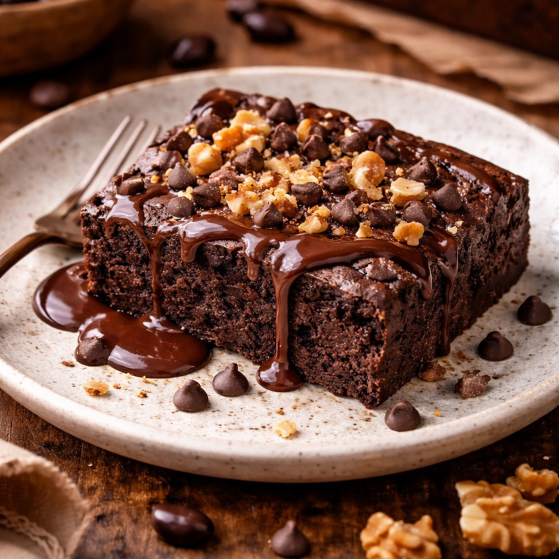 Brownies haricots noirs