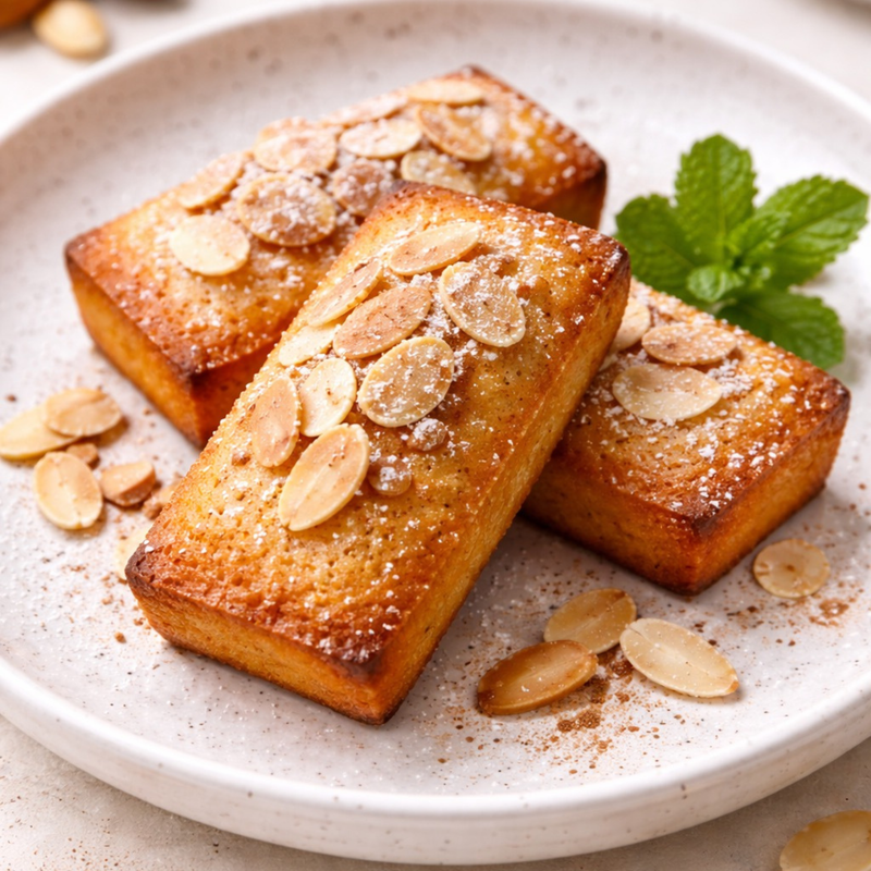 Financiers amandes dorés