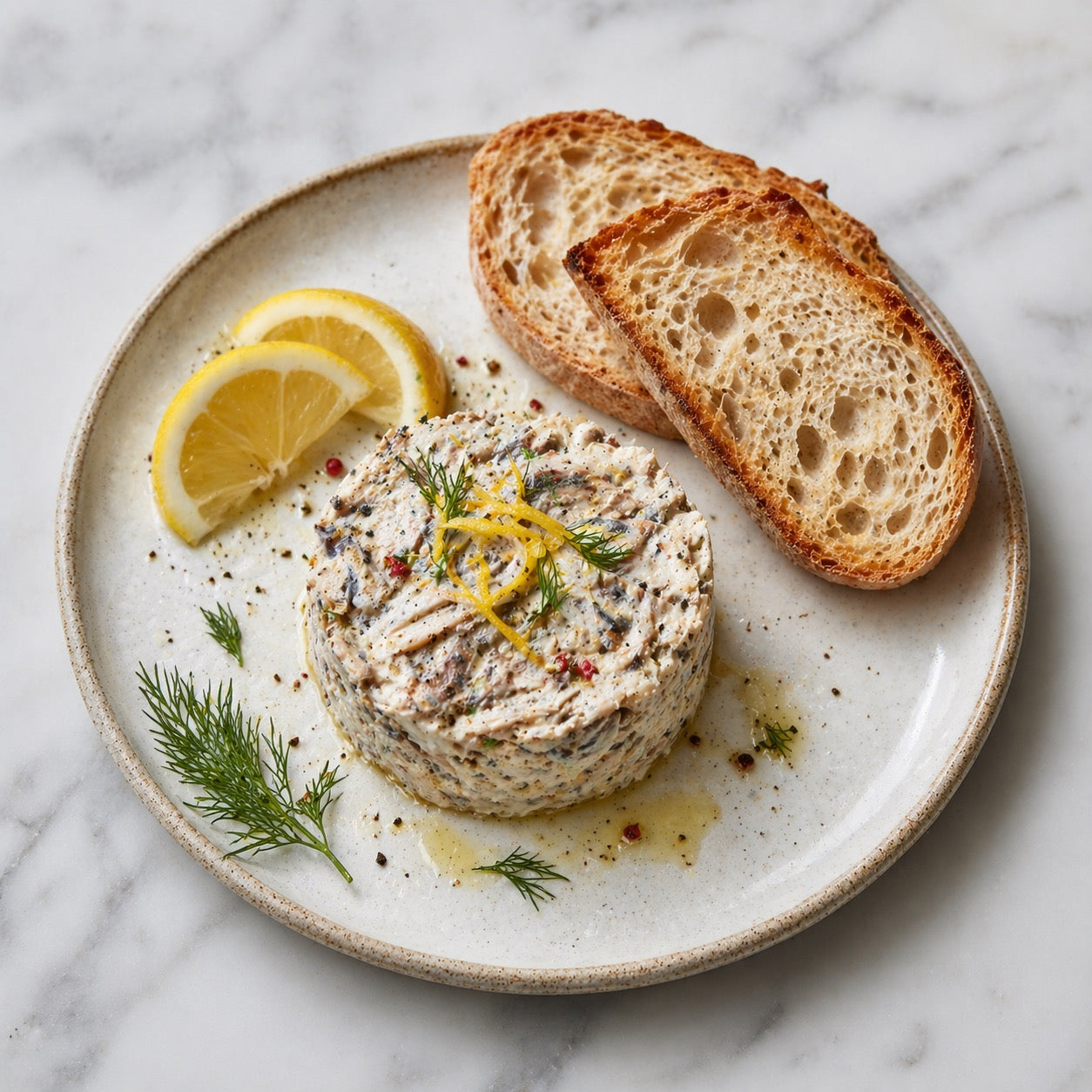 Rillettes de sardines au citron et yaourt