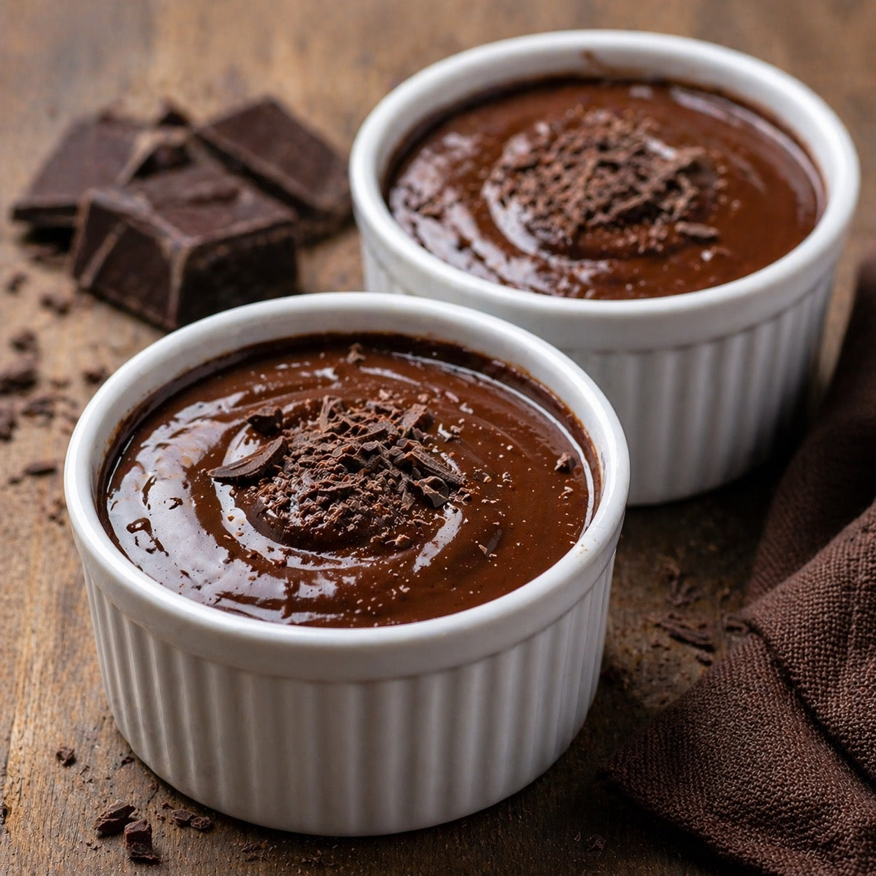 Crème au chocolat noir express