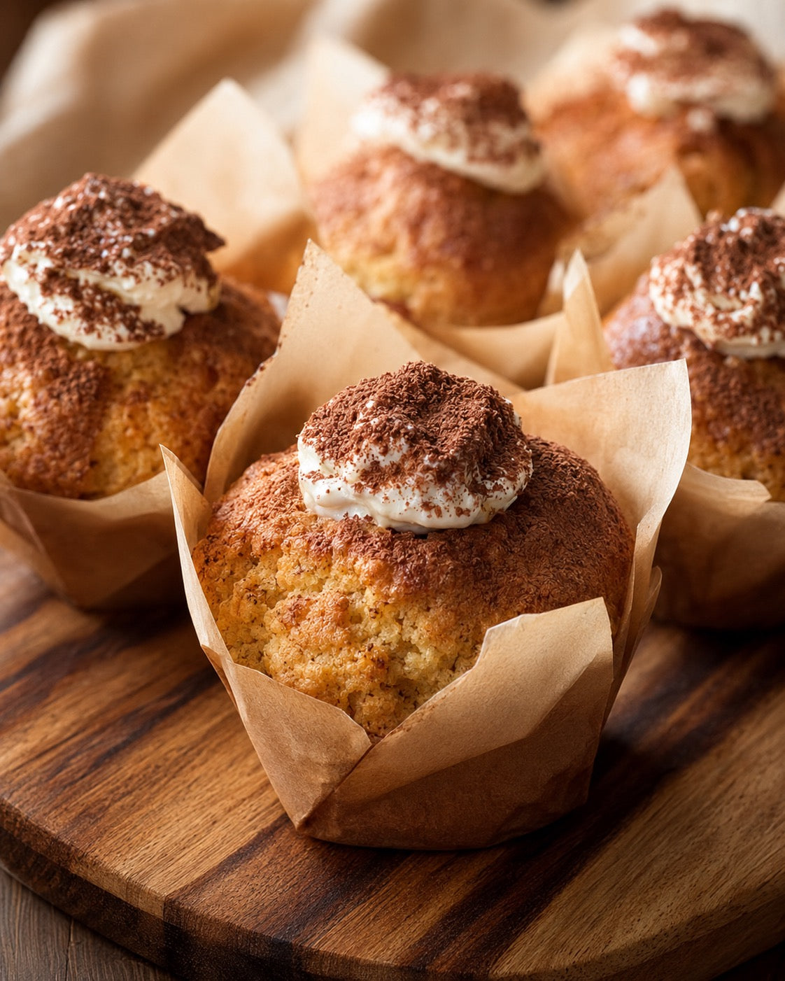 Muffins moelleux façon tiramisu