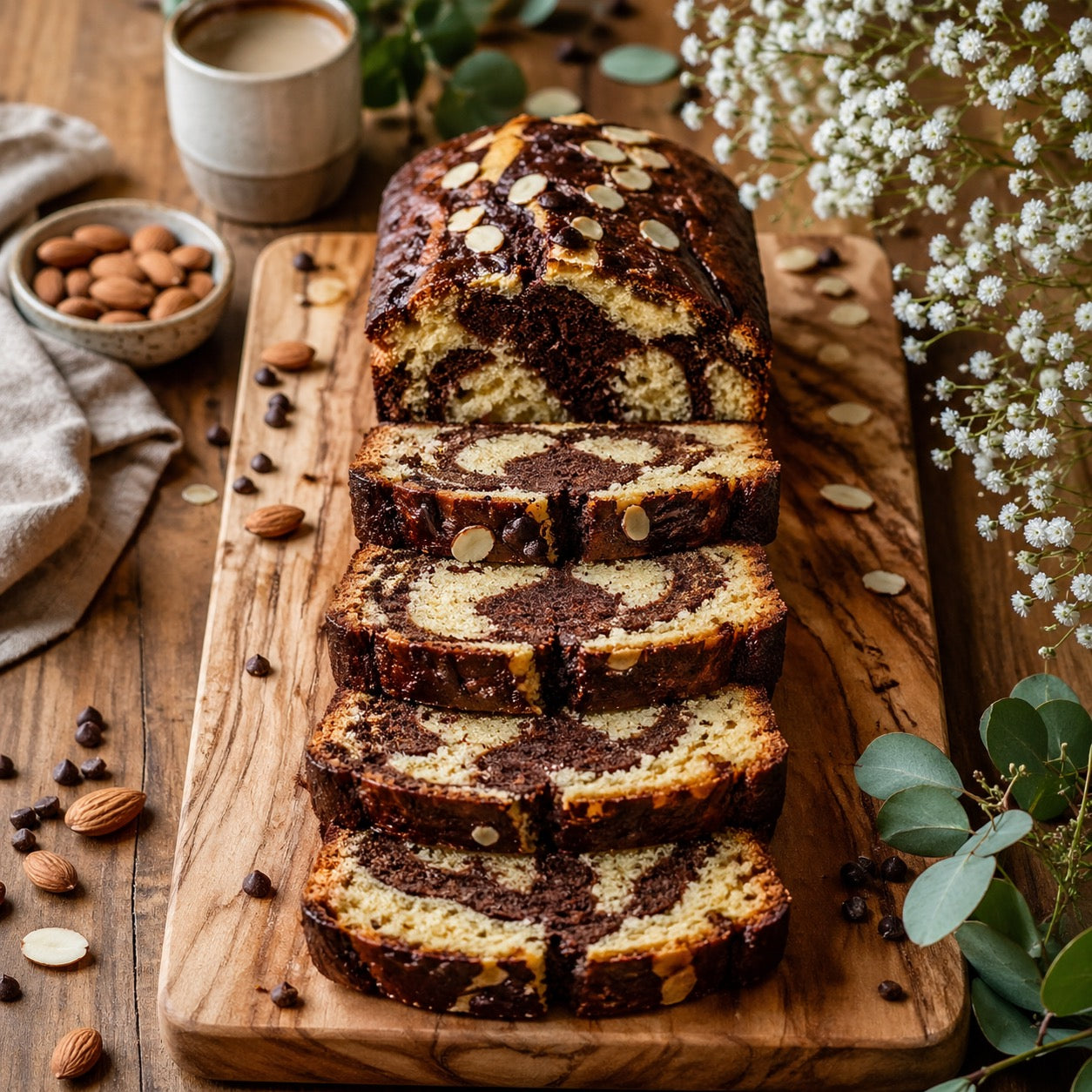 Cake marbré healthy 