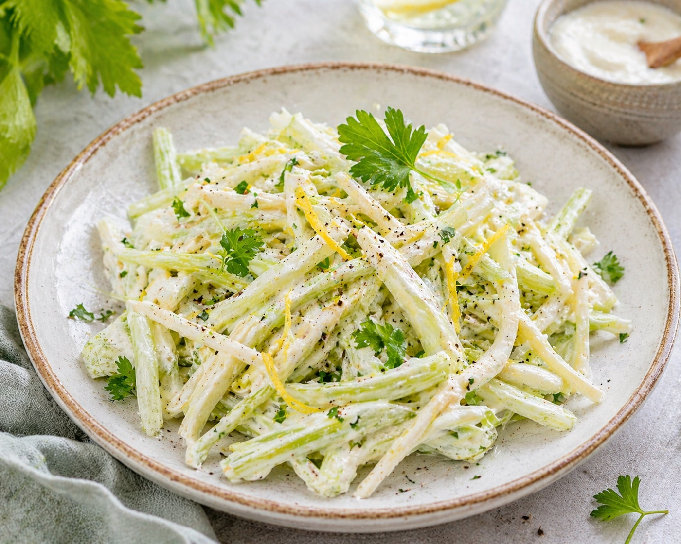 Céleri rémoulade légère au yaourt