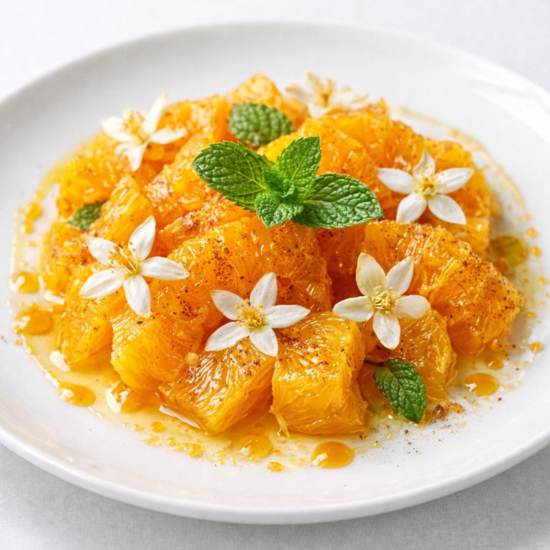 Salade oranges cannelle