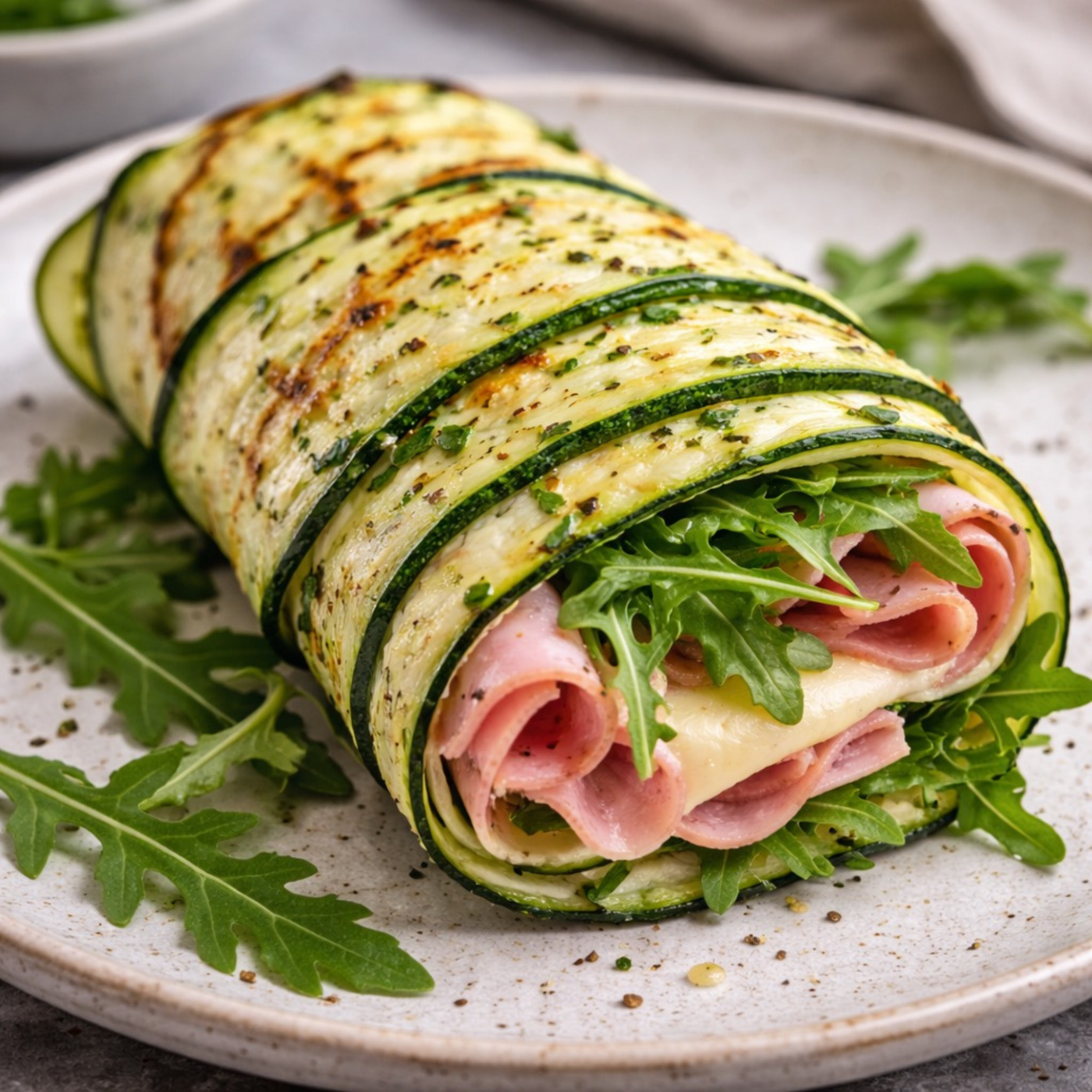 Sandwich courgette jambon-gruyère