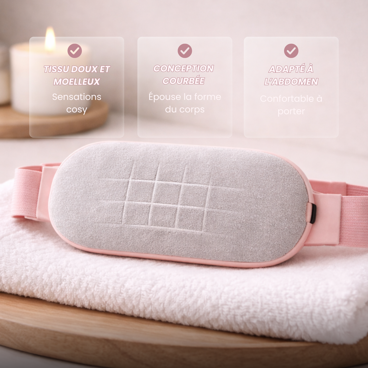 Ceinture chauffante menstruelle