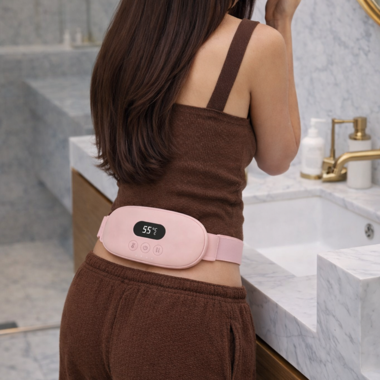 Ceinture chauffante menstruelle